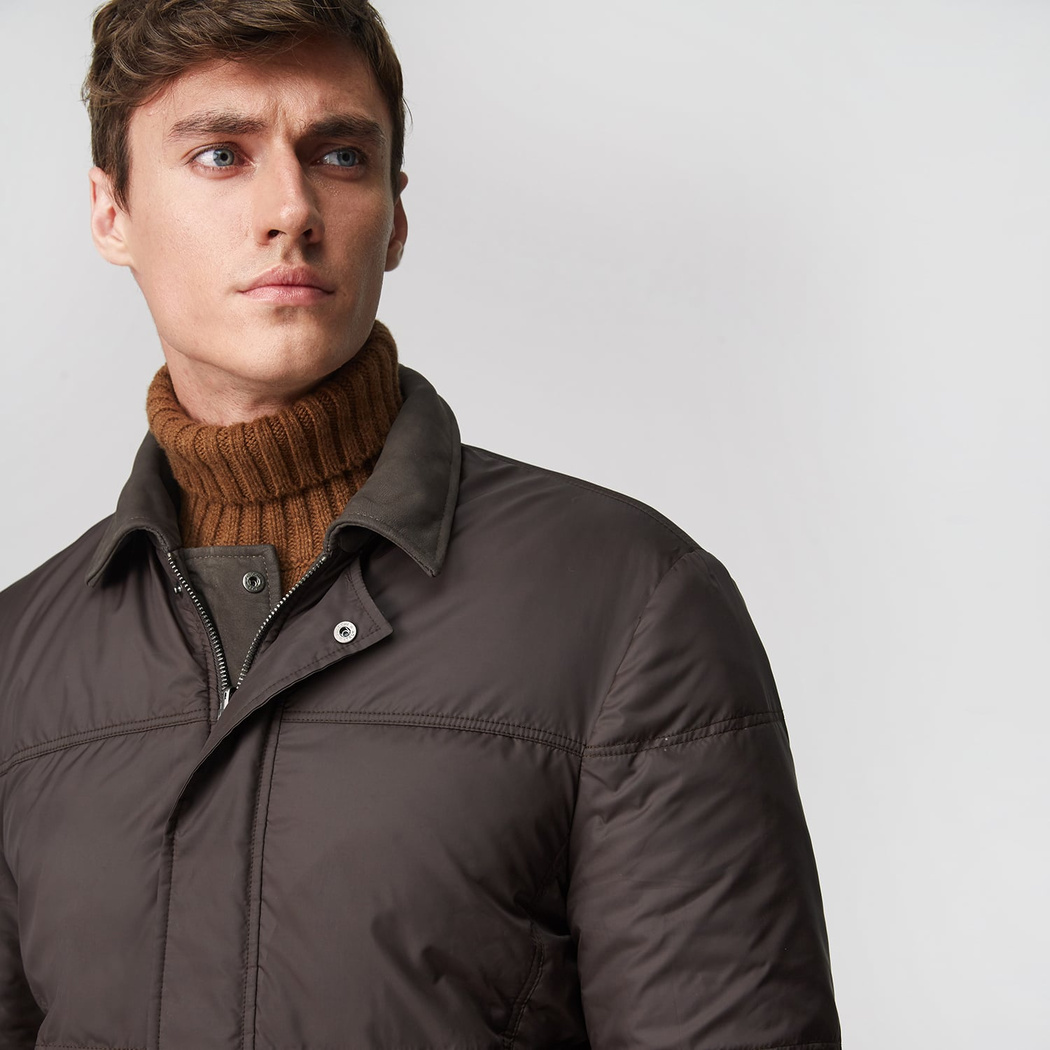 Marlon Erkek Çift Taraflı Deri Mont