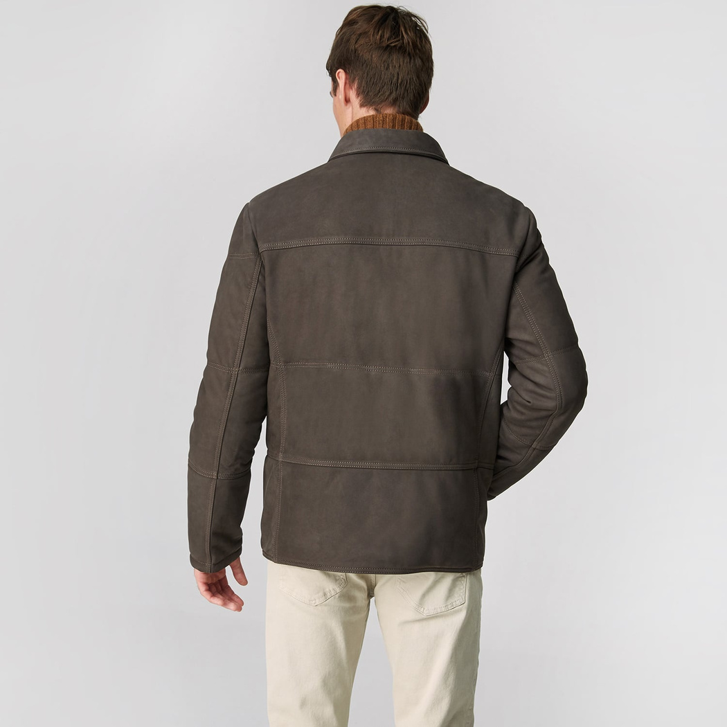 Marlon Erkek Çift Taraflı Deri Mont