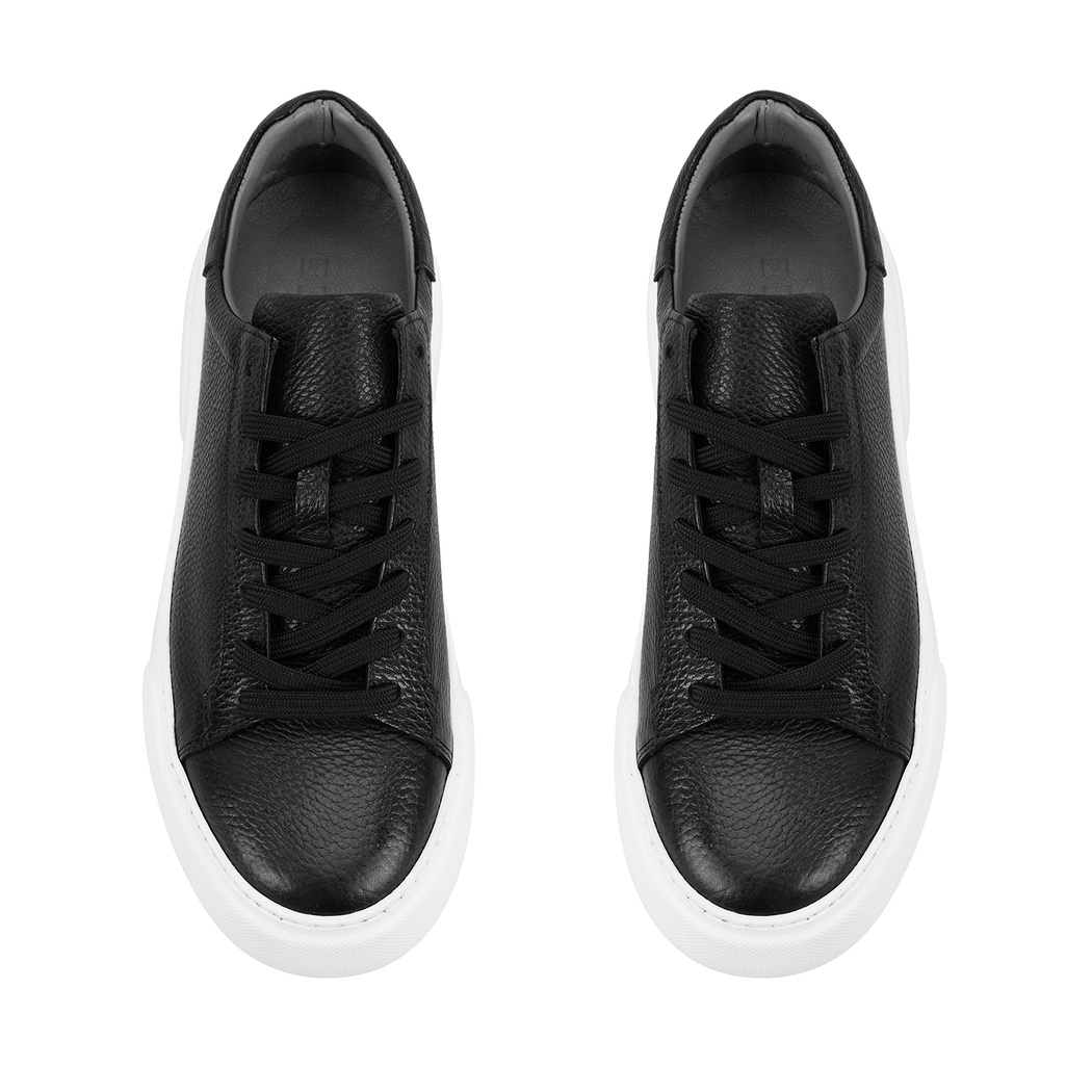 Marlon Siyah Erkek Deri Günlük Ayakkabı