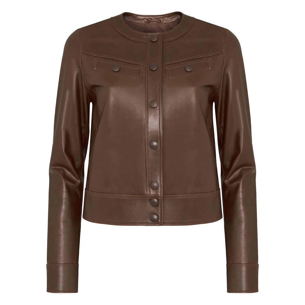 Marry Konyak Kadın Deri Ceket