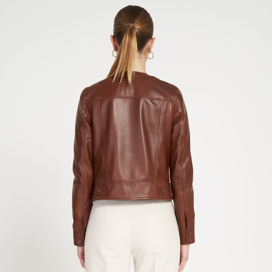 Marry Konyak Kadın Deri Ceket