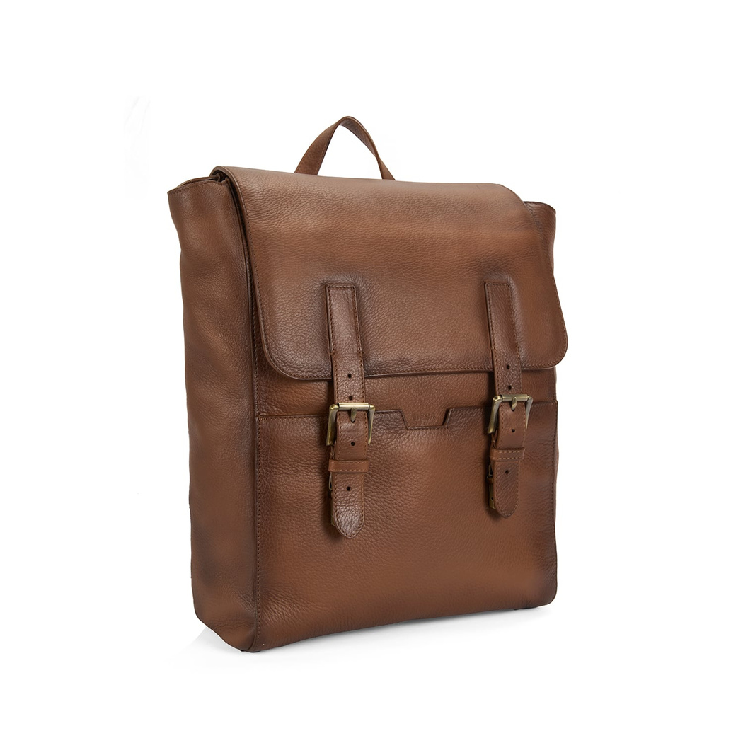 Mateo Kahve Vintage Deri Sırt Çantası