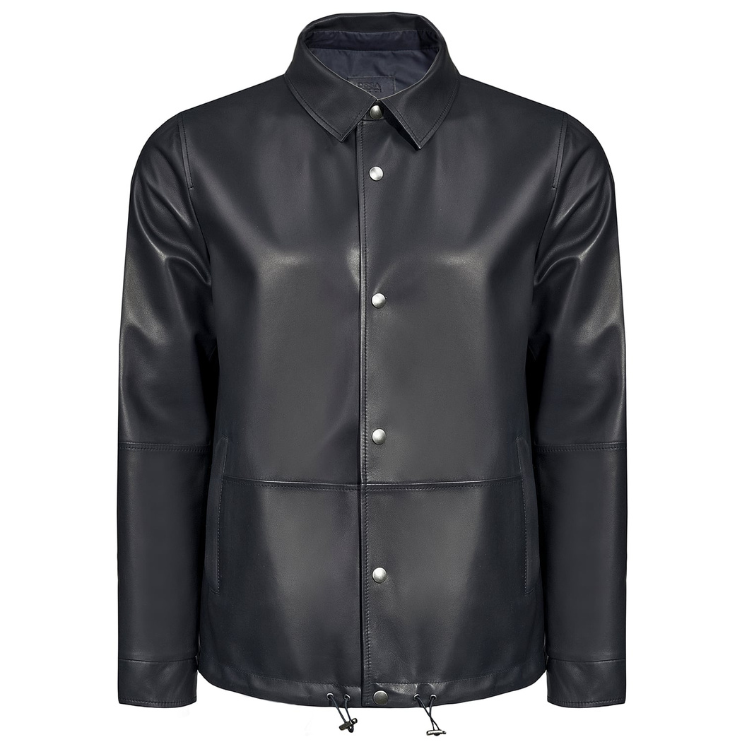 Mauro Erkek Çift Taraflı Deri Ceket