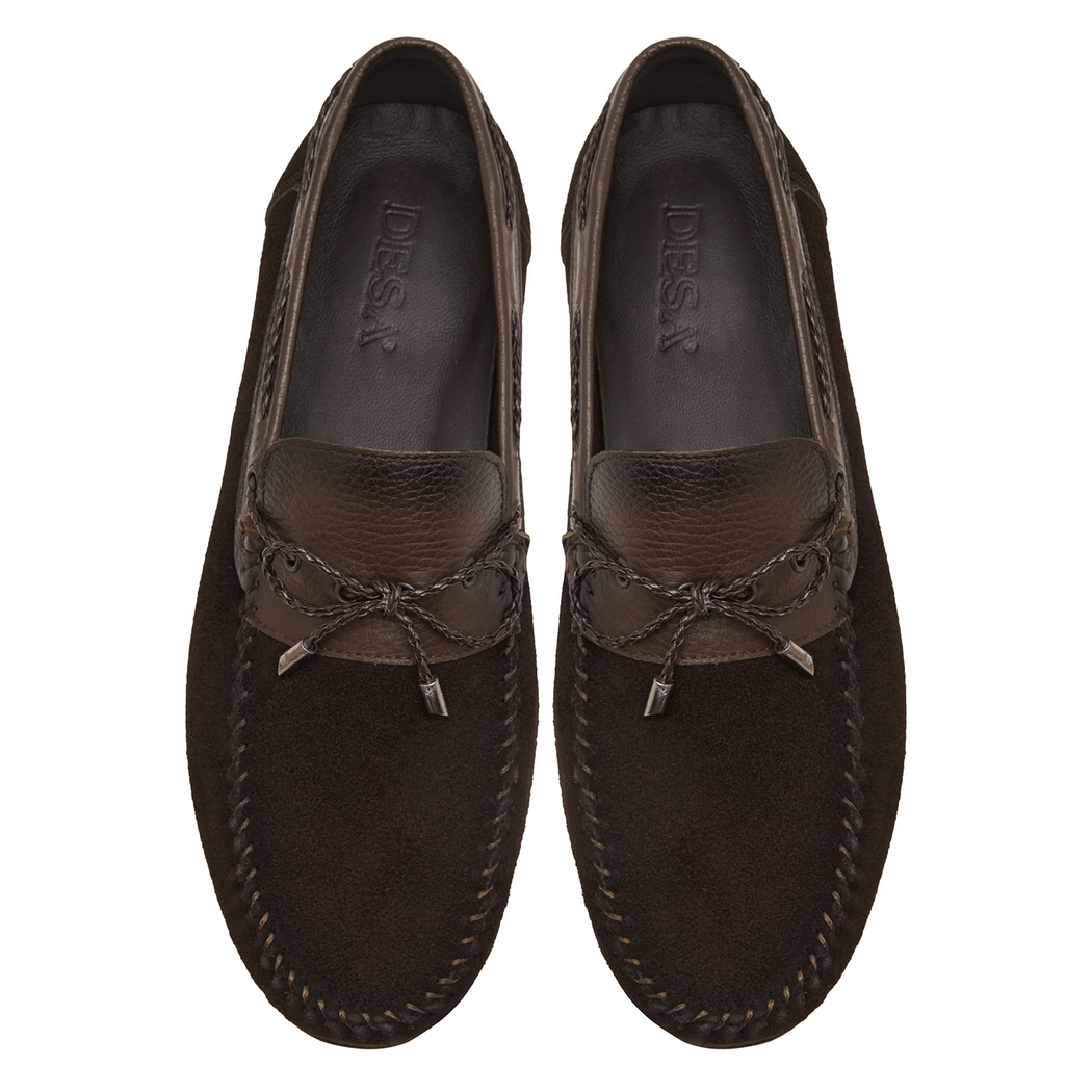Mauro Kahve Erkek Süet Loafer