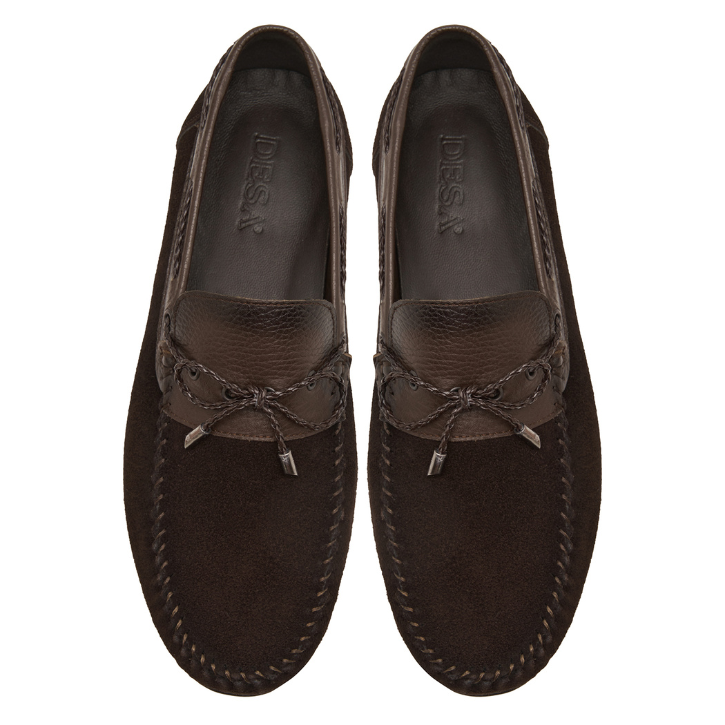 Mauro Kahve Erkek Süet Loafer
