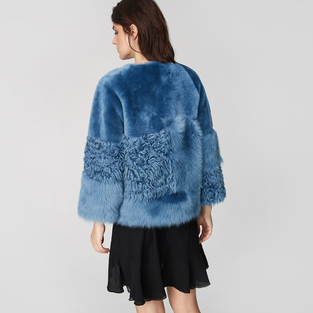 Mavi Enriqua Kadın Kürk Mont