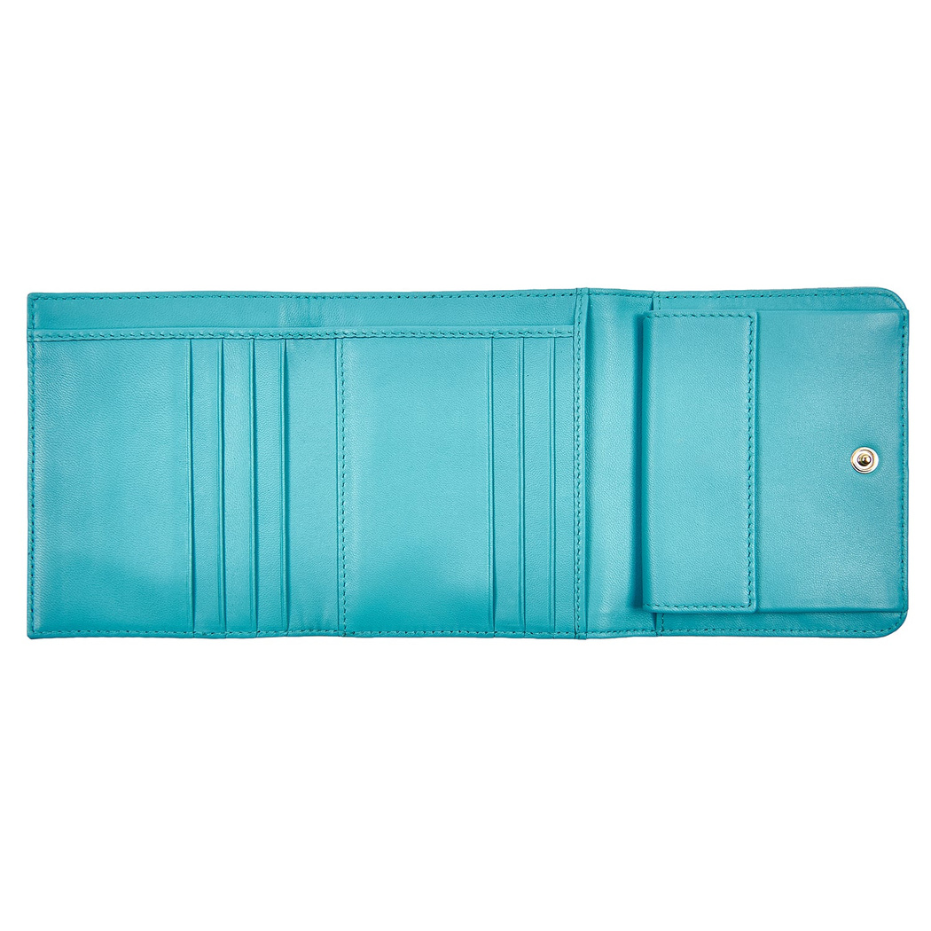 Mavi Kadın Deri Cüzdan
