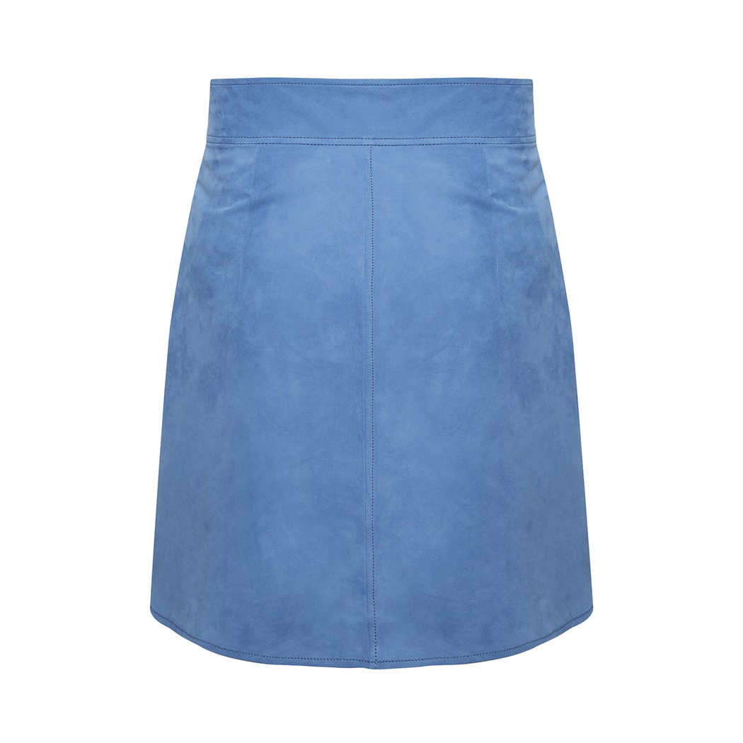 Mavi Nicci Kadın Süet Etek