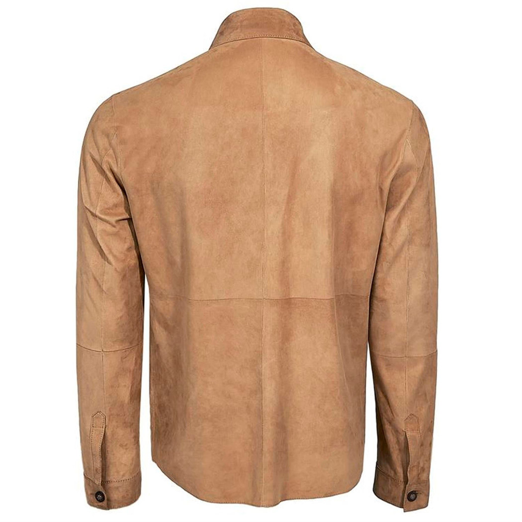 Maynor Erkek Çift Taraflı Deri Gömlek Ceket