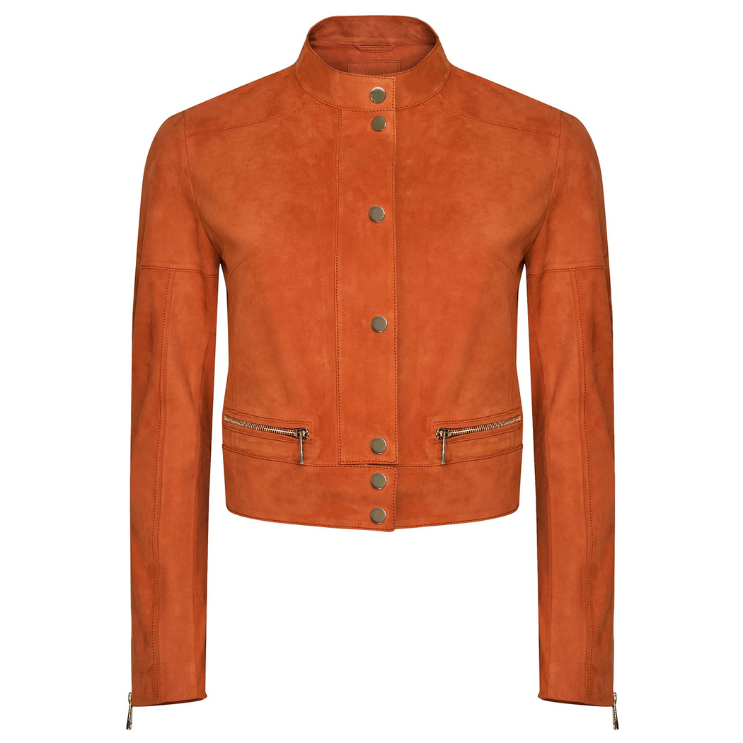 Mercan Kadın Süet Ceket