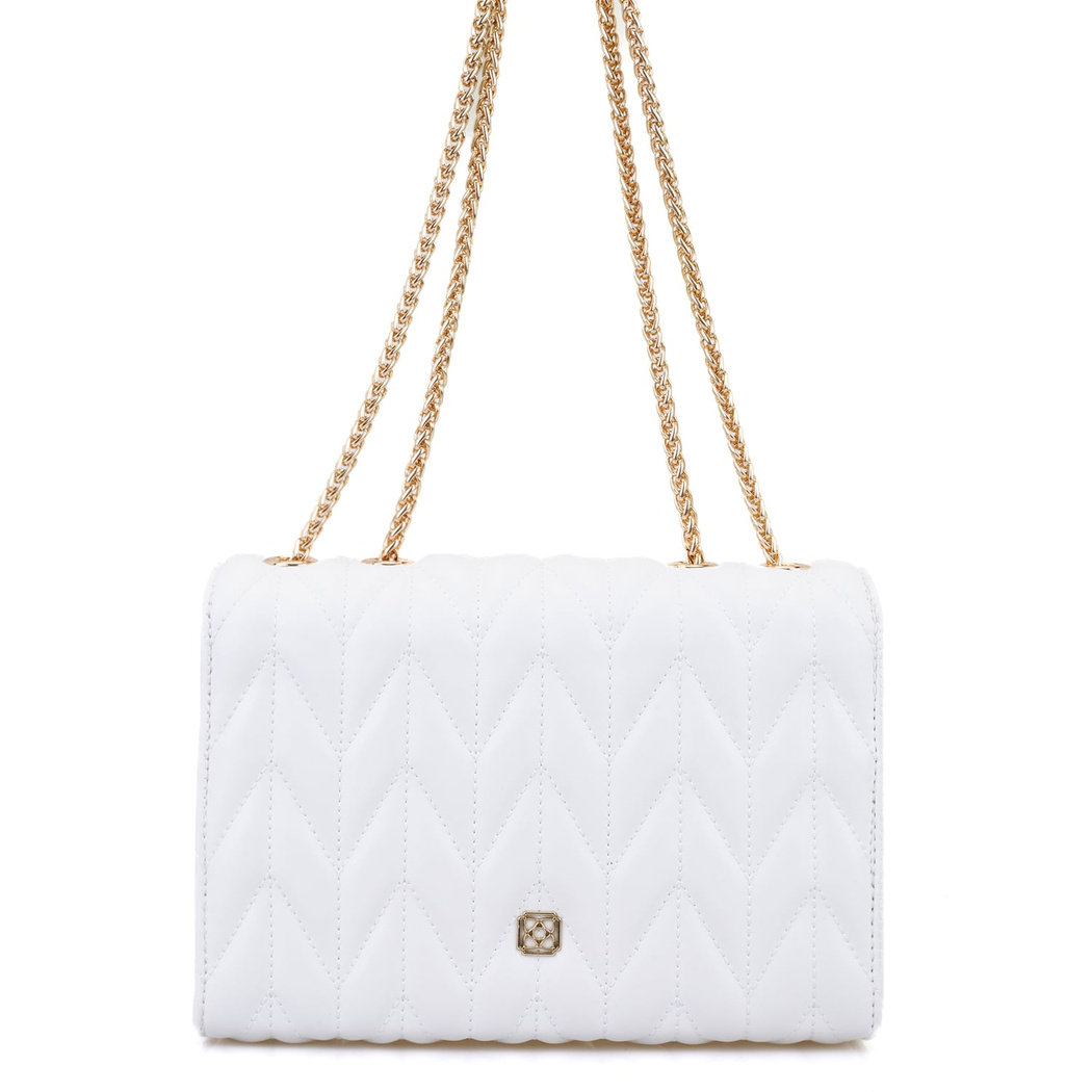 Meriem Beyaz Kadın Omuz Çantası