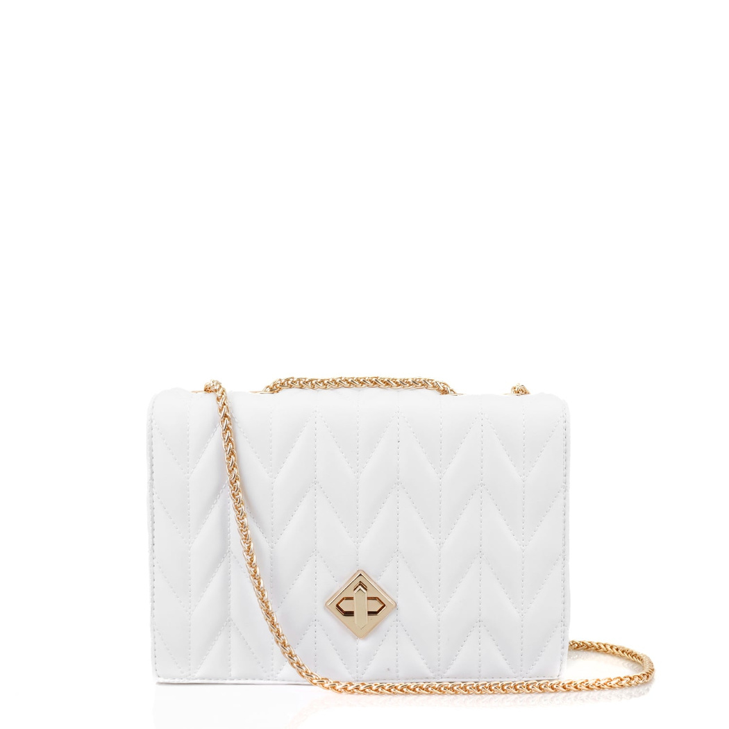 Meriem Beyaz Kadın Omuz Çantası