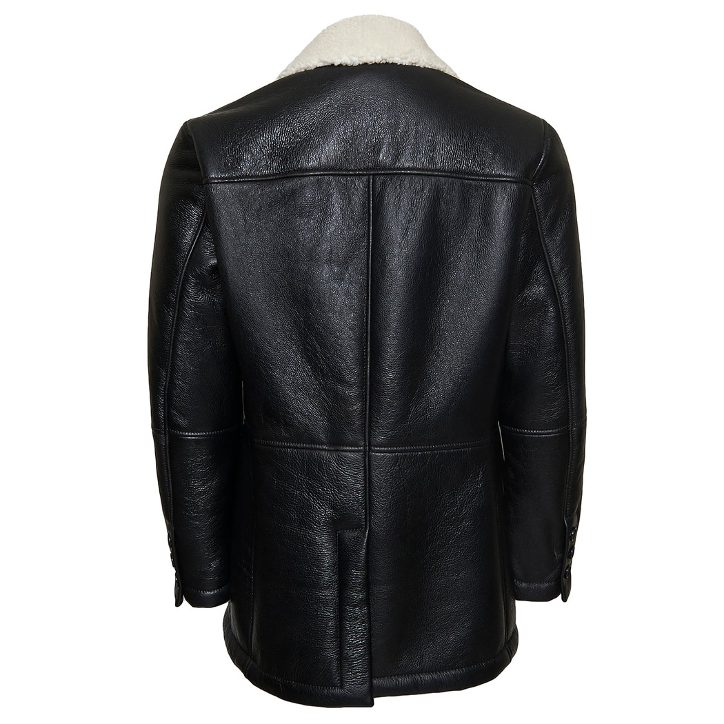 Merita Erkek Kruvaze Yaka Kürk Kaban