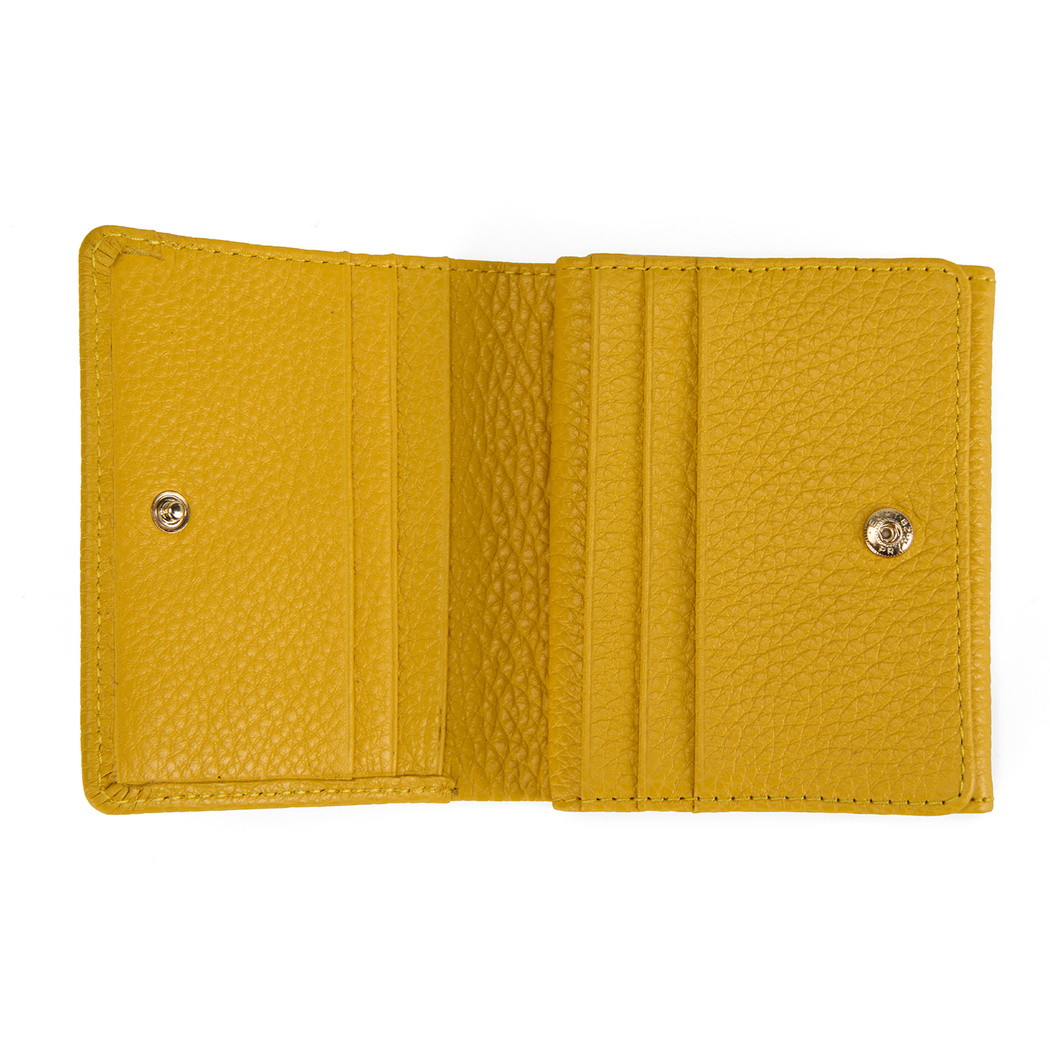 Milan Sarı Kadın Deri Cüzdan