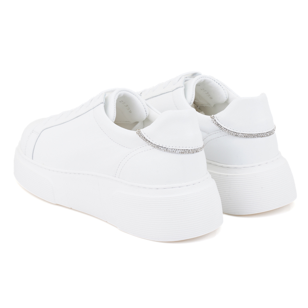 Miracle Beyaz Kadın Deri Spor Ayakkabı