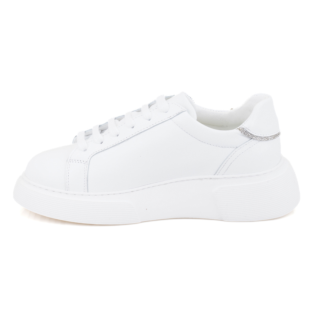 Miracle Beyaz Kadın Deri Spor Ayakkabı