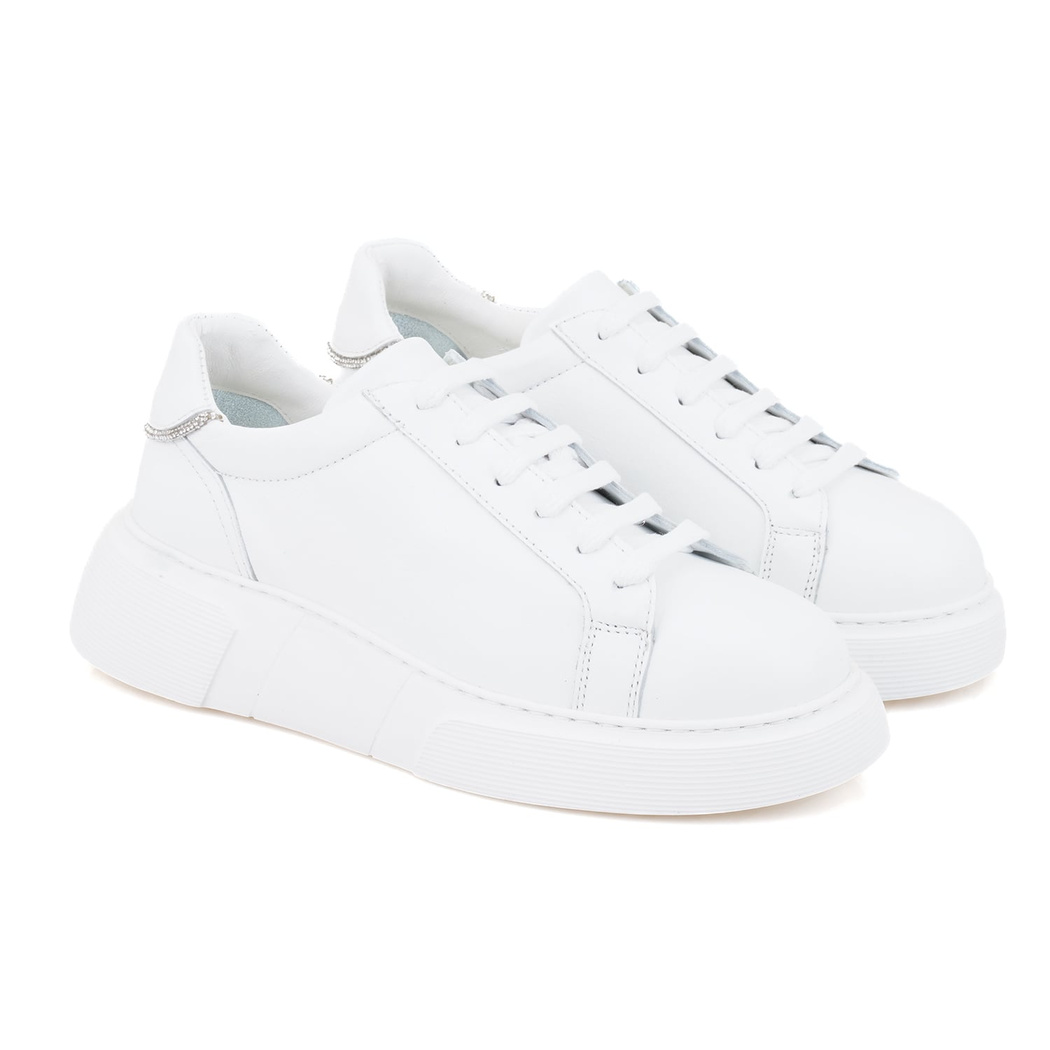 Miracle Beyaz Kadın Deri Spor Ayakkabı