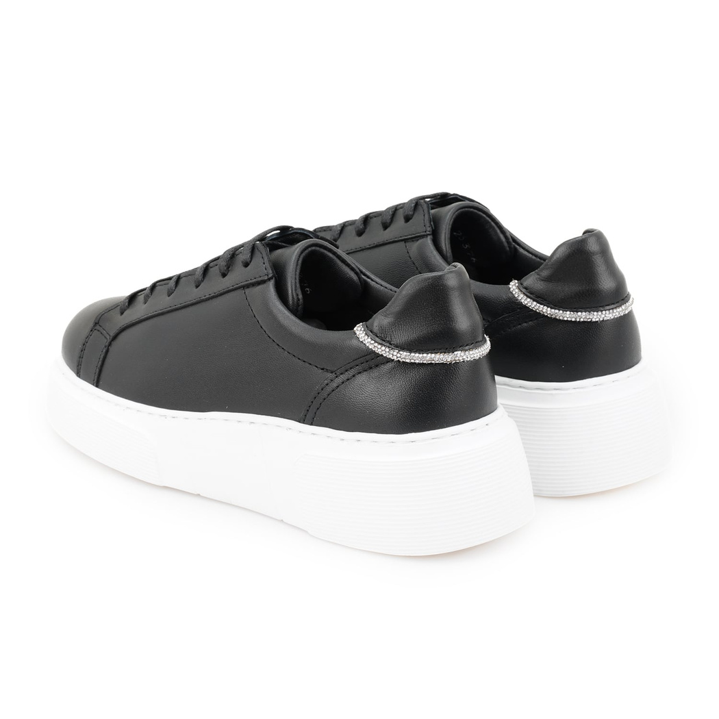 Miracle Siyah Kadın Deri Spor Ayakkabı