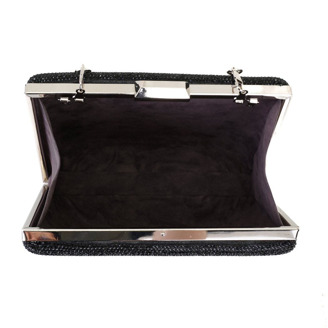 Missy Siyah Kadın Taşlı Gece Abiye Çanta