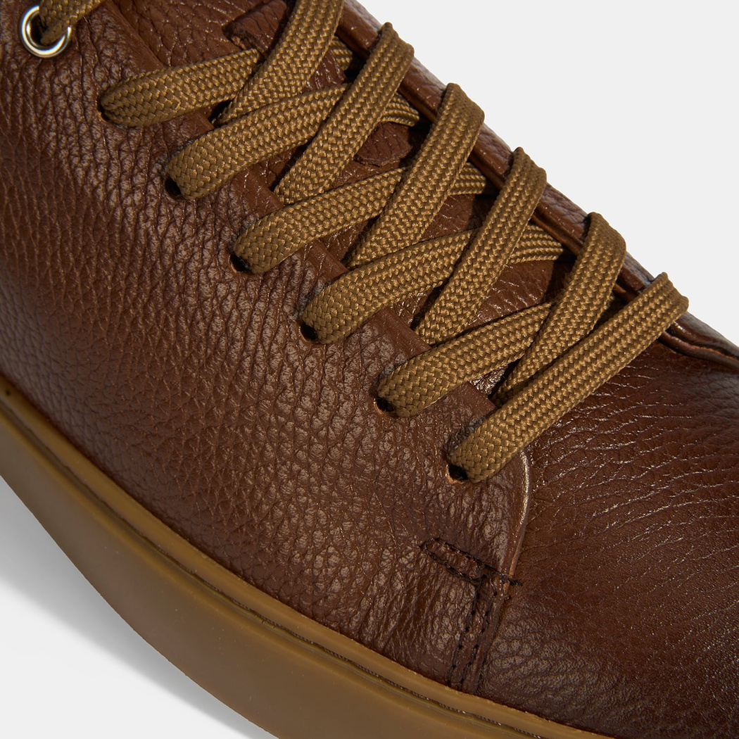 Monikar Taba Erkek Deri Bağcıklı Günlük Ayakkabı