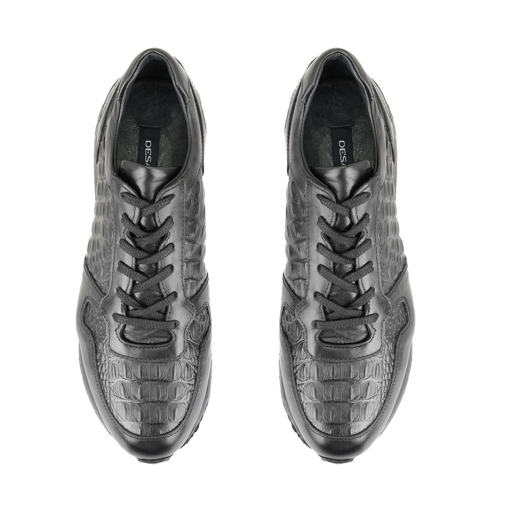 Monstex Siyah Erkek Deri Günlük Ayakkabı