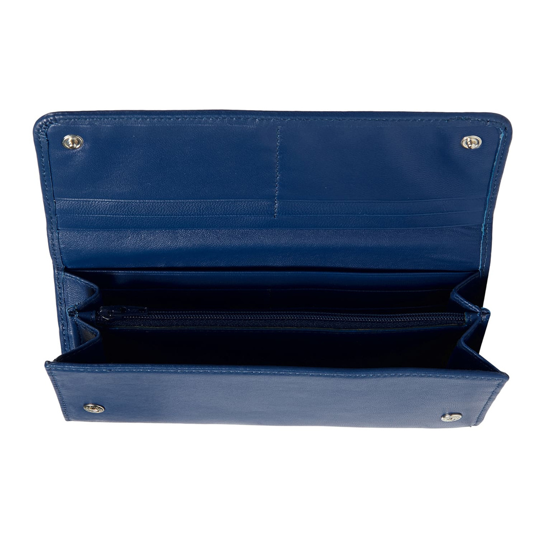 Mor Belle Kapaklı Kadın Deri Cüzdan