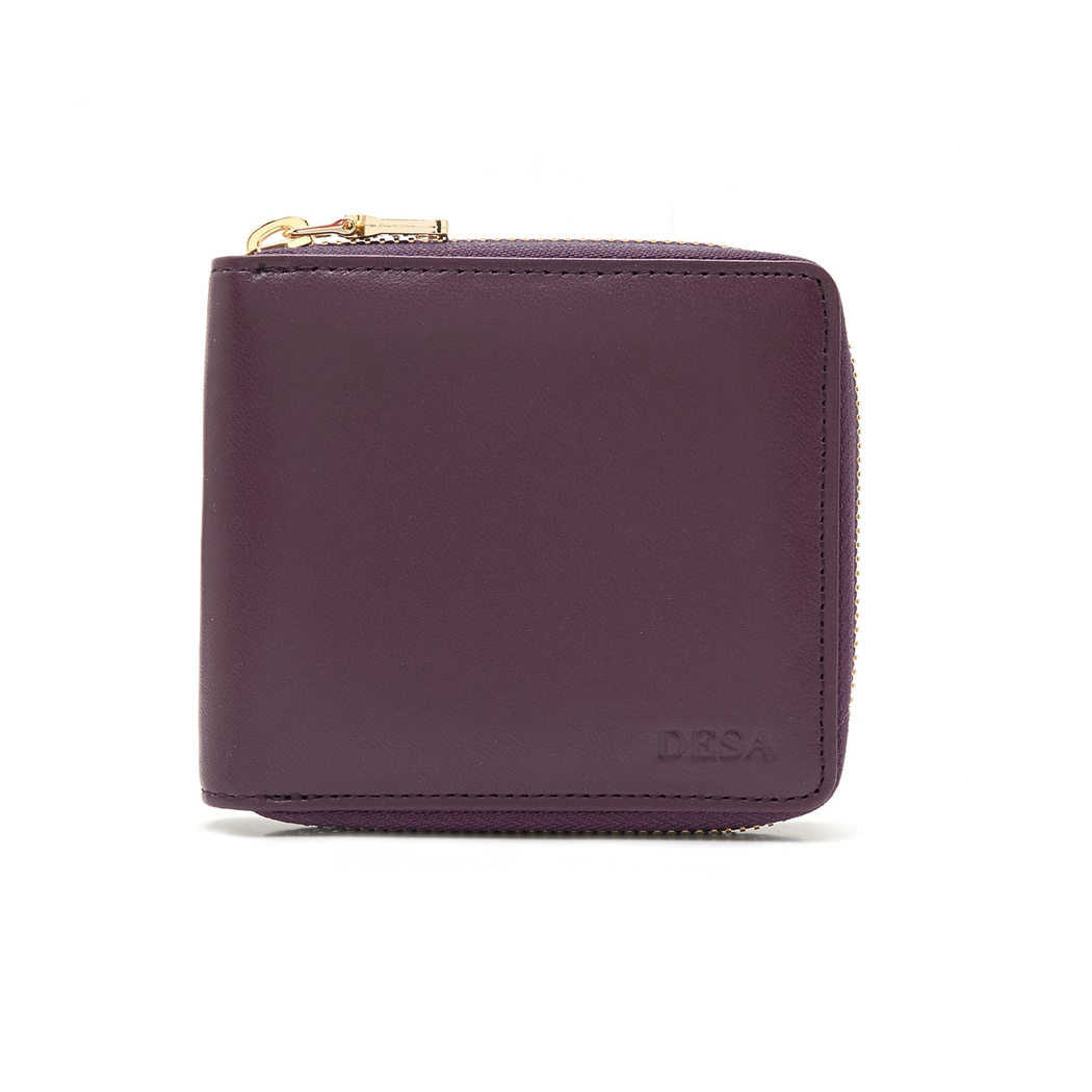 Mor Kadın Deri Cüzdan