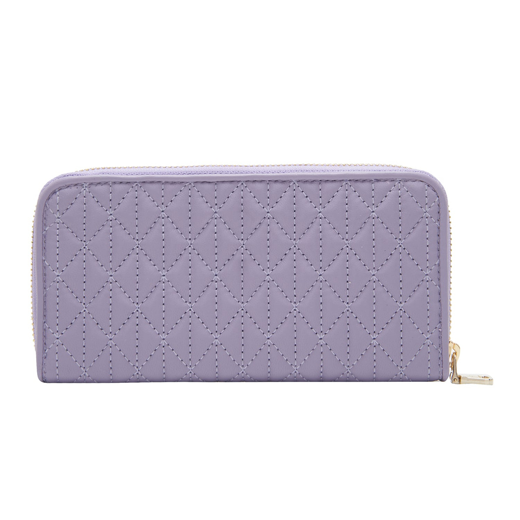 Mor Kapitone Kadın Deri Cüzdan