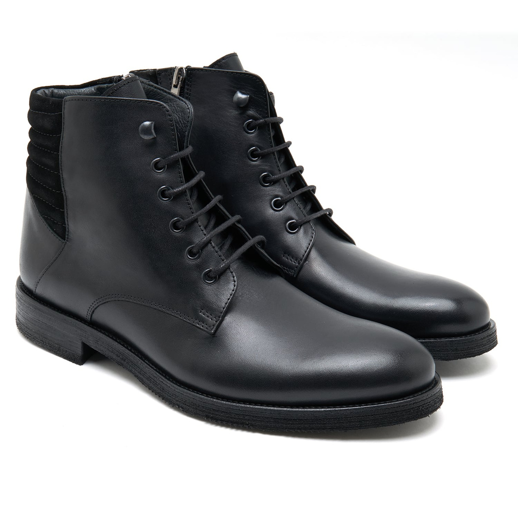 Morbido Siyah Erkek Deri Bot