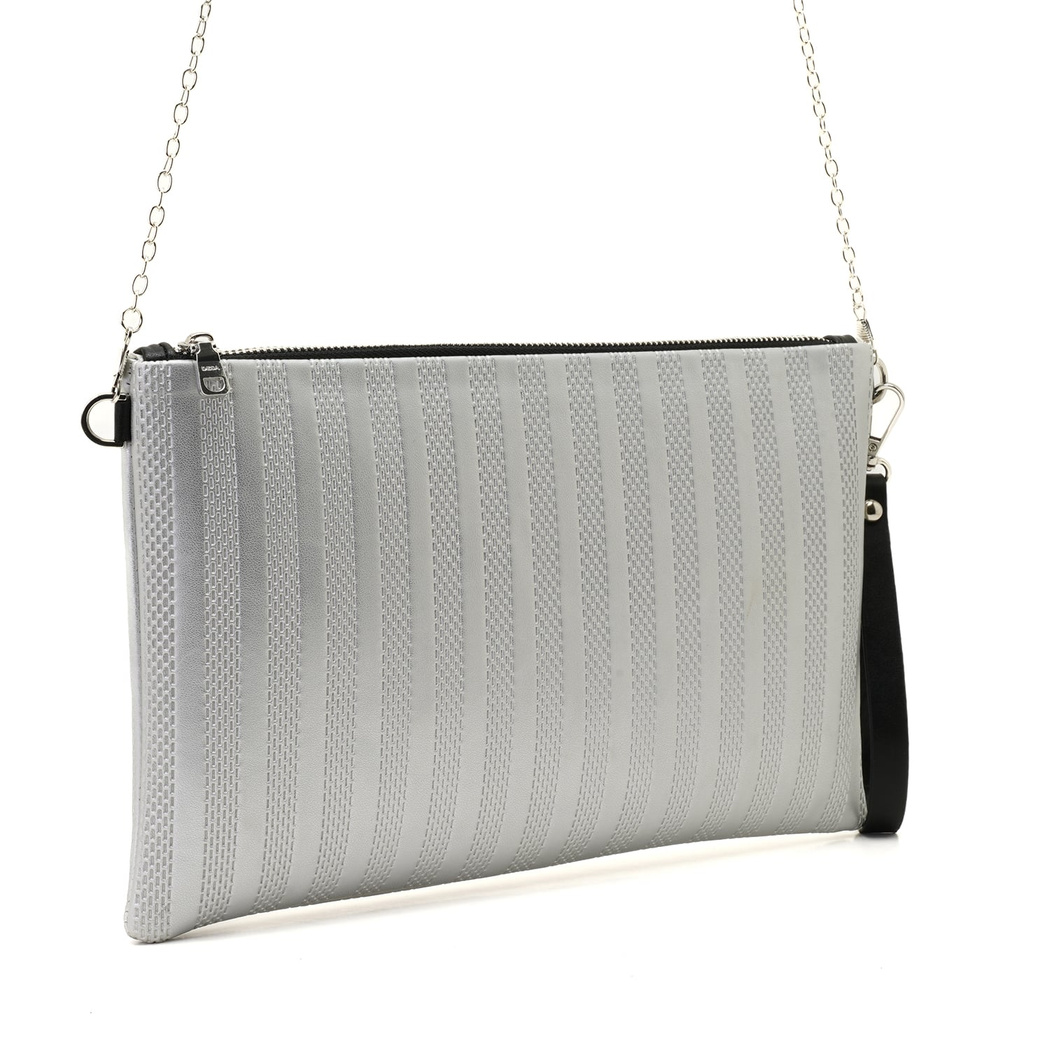 Morgan Gümüş Kadın Clutch