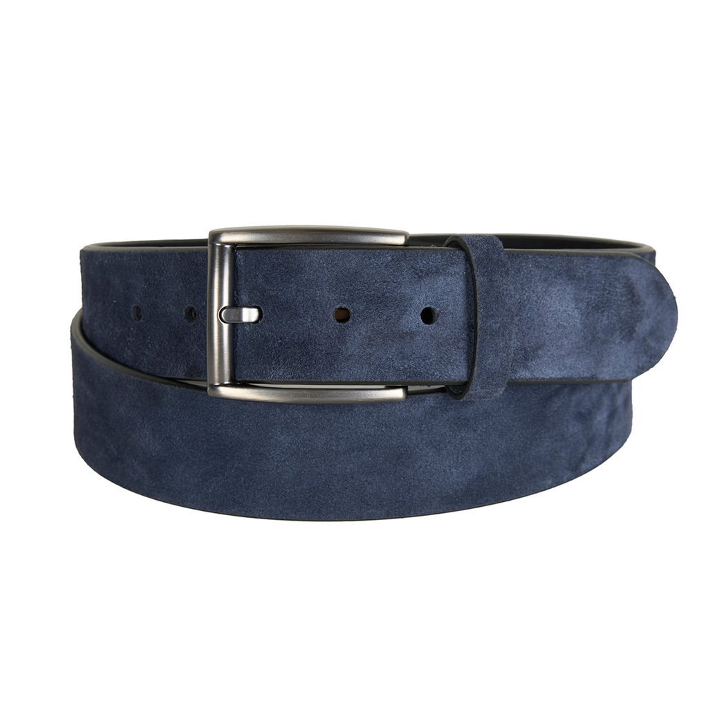 Moshe Lacivert Erkek Spor Deri Kemer