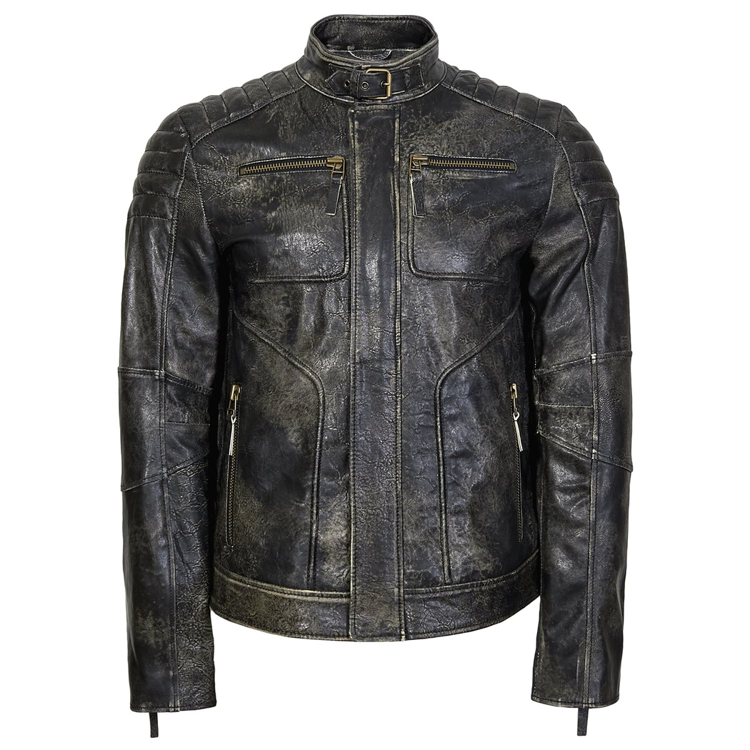 Nancy Vintage Erkek Deri Mont