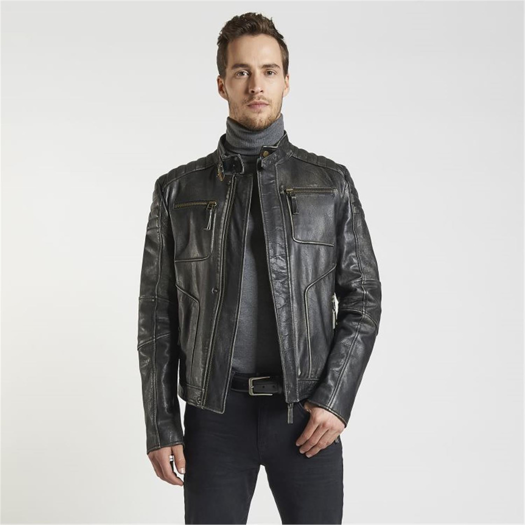 Nancy Vintage Erkek Deri Mont