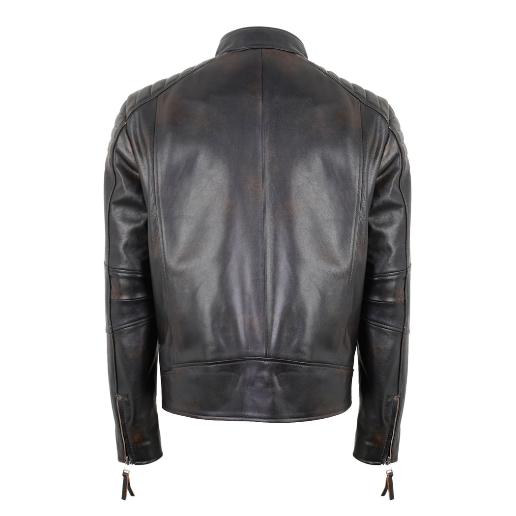 Nancy Vintage Erkek Deri Mont