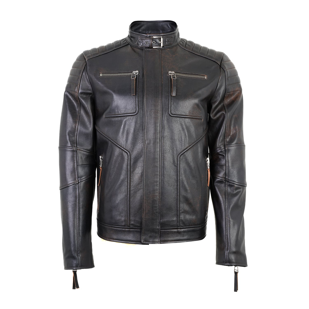 Nancy Vintage Erkek Deri Mont