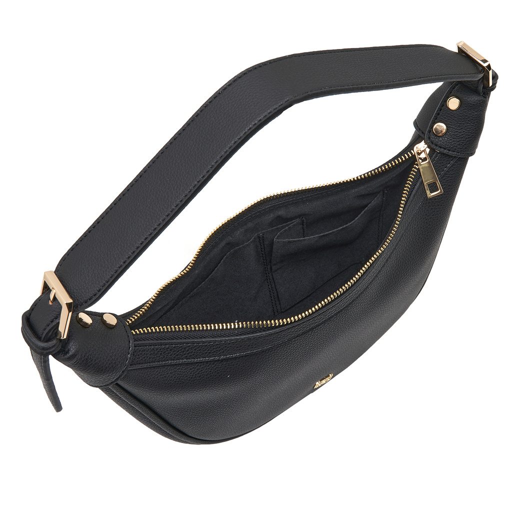 Nannie Siyah Kadın Omuz Çantası 