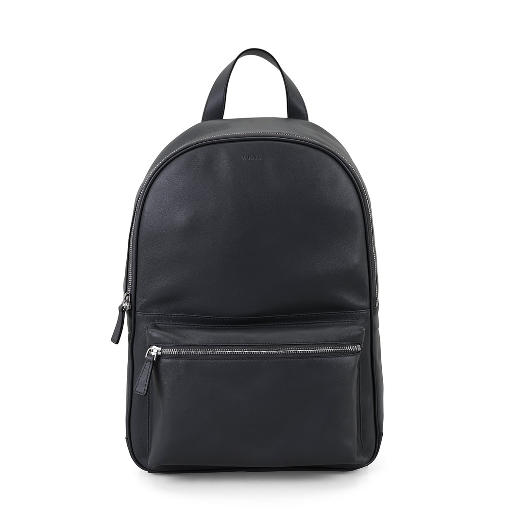 Nathan Gri Deri Sırt Çantası