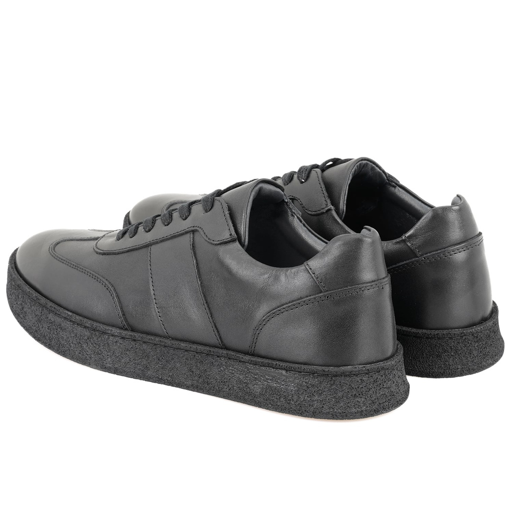 Naut Siyah Erkek Deri Günlük Ayakkabı