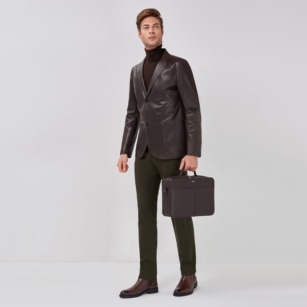 Nestor Erkek Deri Blazer Ceket
