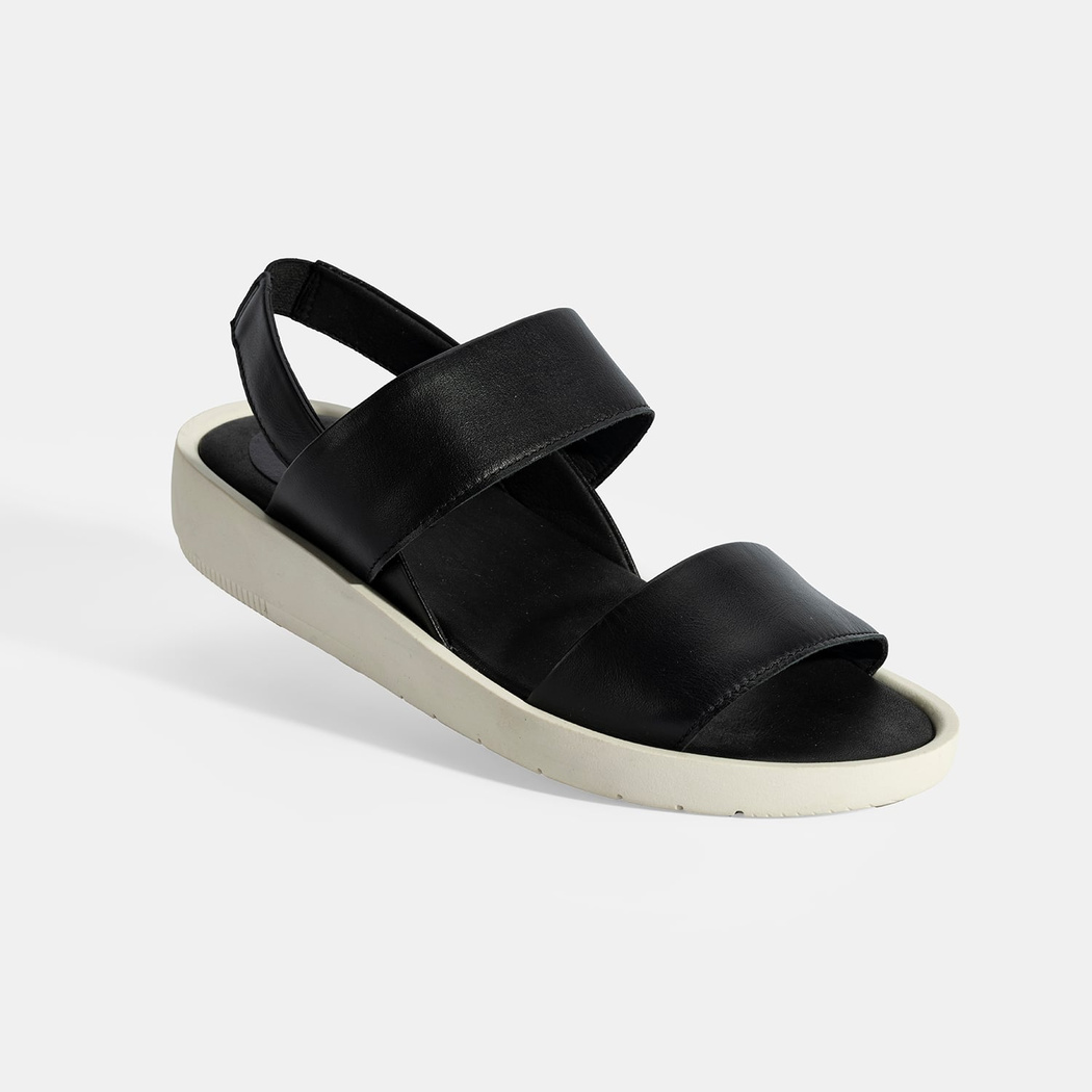 Nicole Siyah Kadın DesaComfort Deri Sandalet