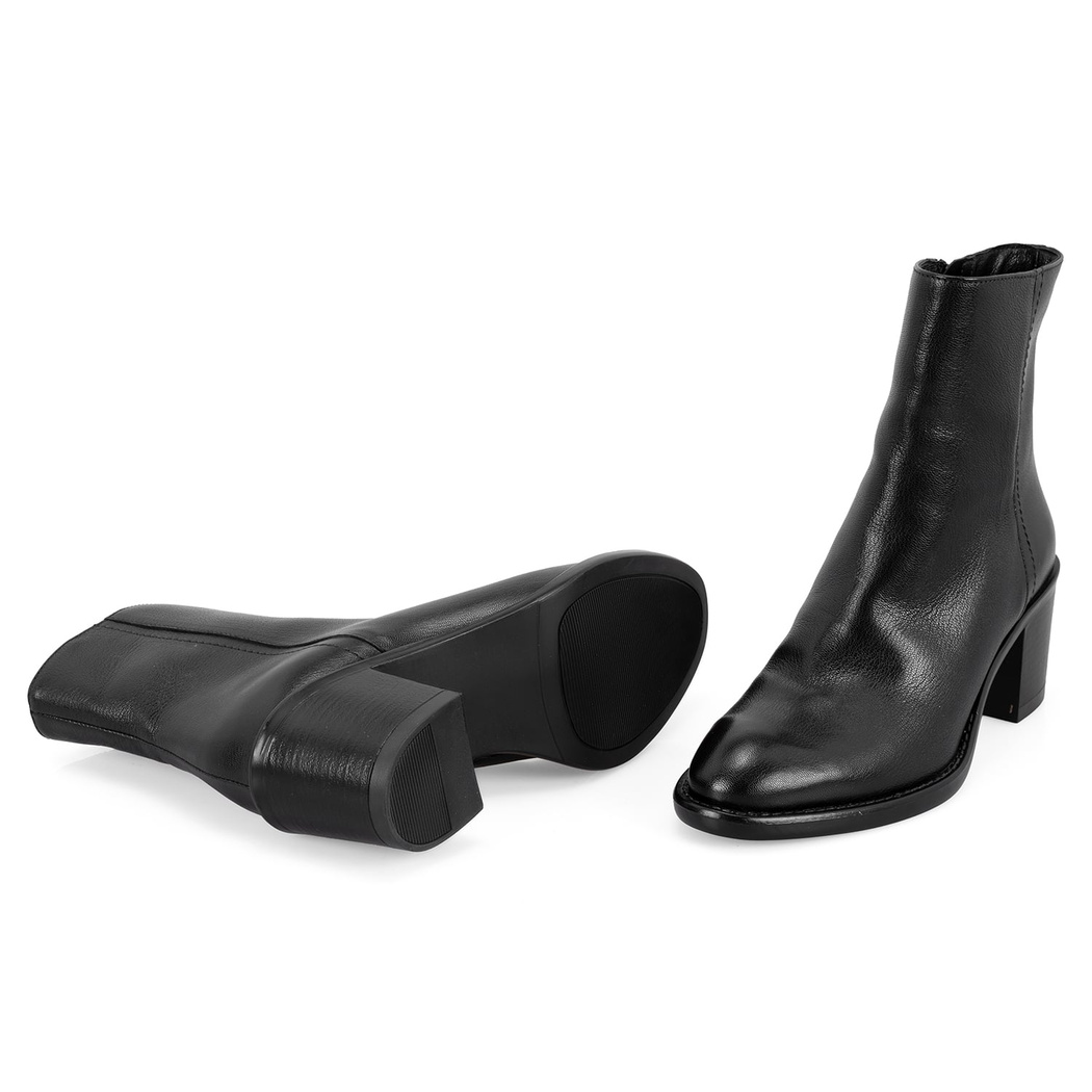 Ninva Siyah Kadın Kovboy Botu