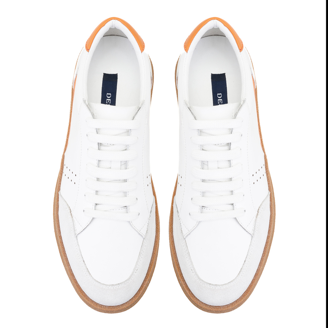 Nora Beyaz Erkek Deri Spor Ayakkabı