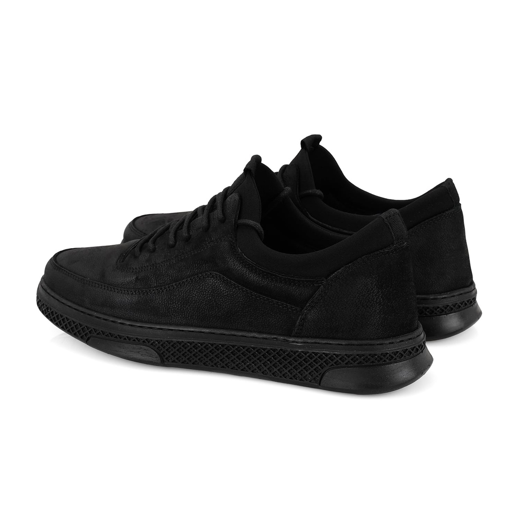 Norton Siyah Erkek Günlük Nubuk Deri Ayakkabı