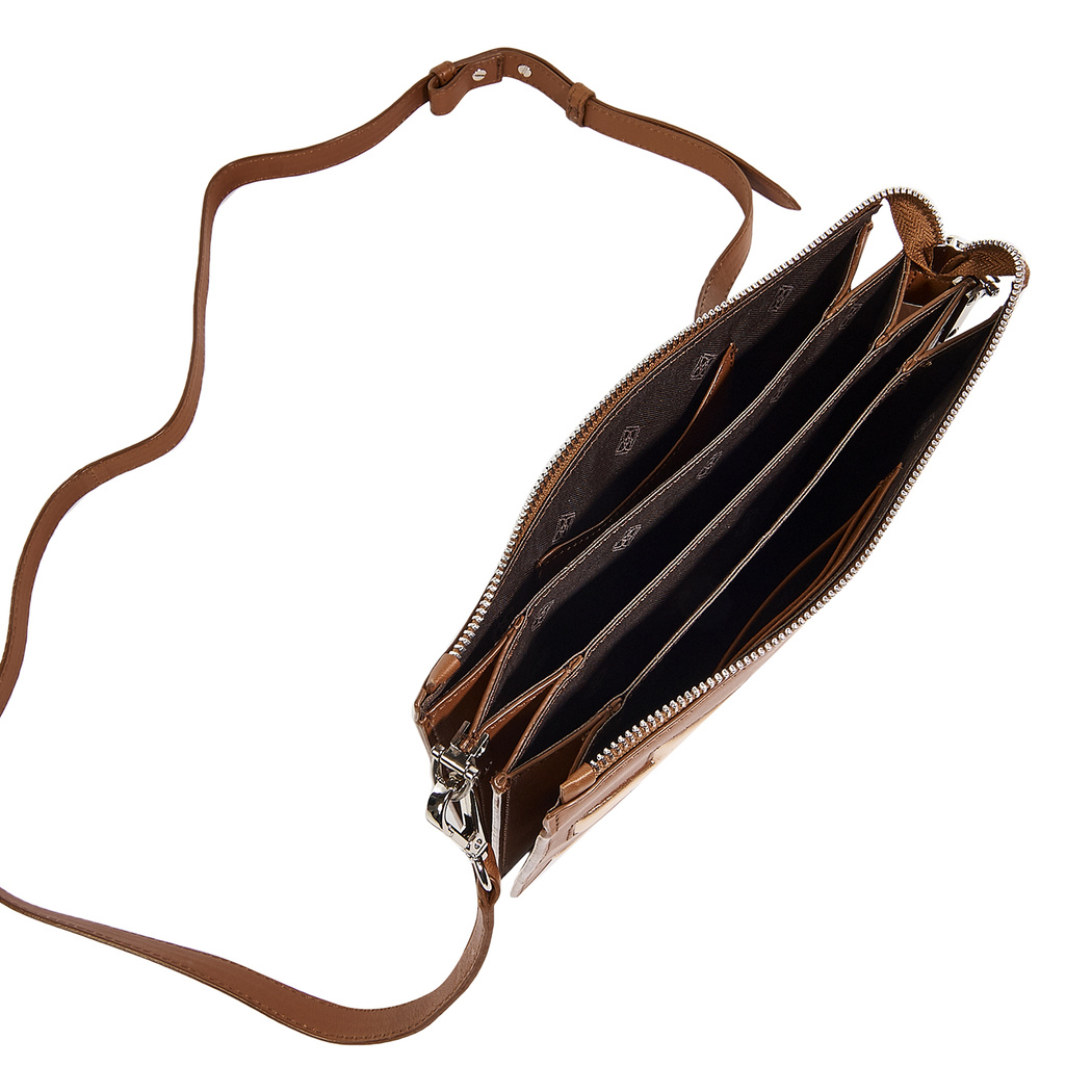 Oklu Kadın Deri Omuz Askılı Çanta