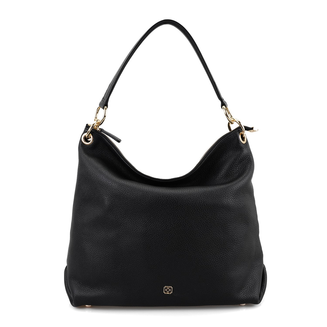 Oksana Siyah Kadın Deri Omuz Çantası