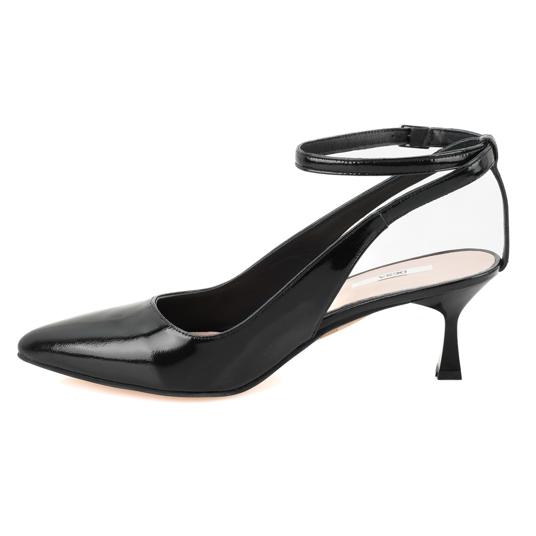 Olivia Siyah Kadın Rugan Klasik Ayakkabı