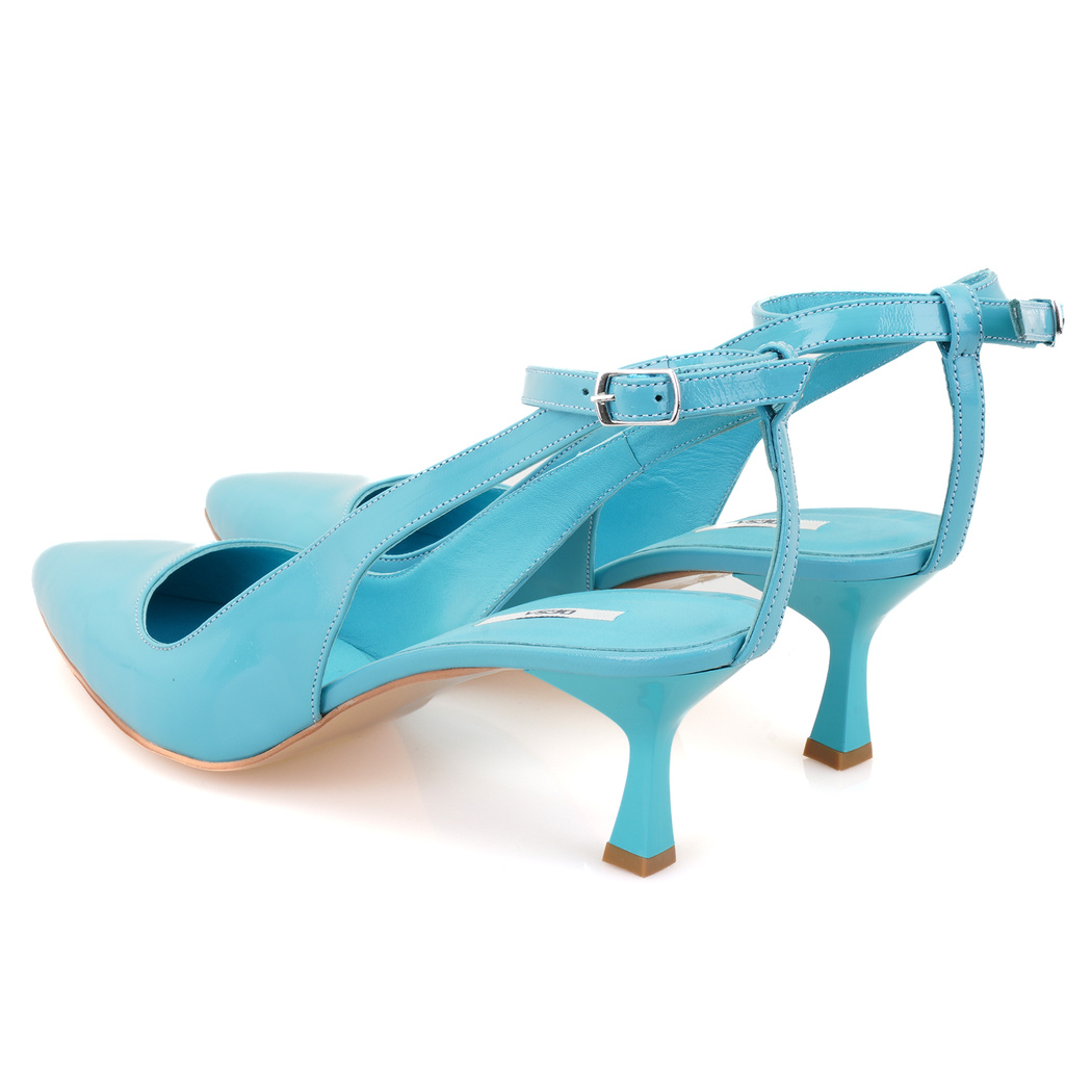 Olivia Turkuaz Kadın Rugan Klasik Ayakkabı