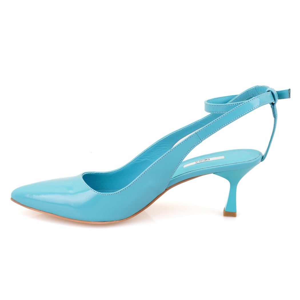 Olivia Turkuaz Kadın Rugan Klasik Ayakkabı