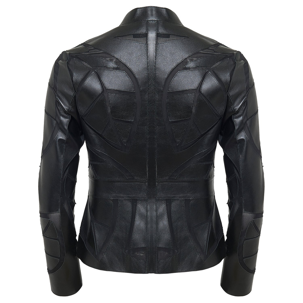 Origa Kadın Yaprak Panelli Deri Ceket