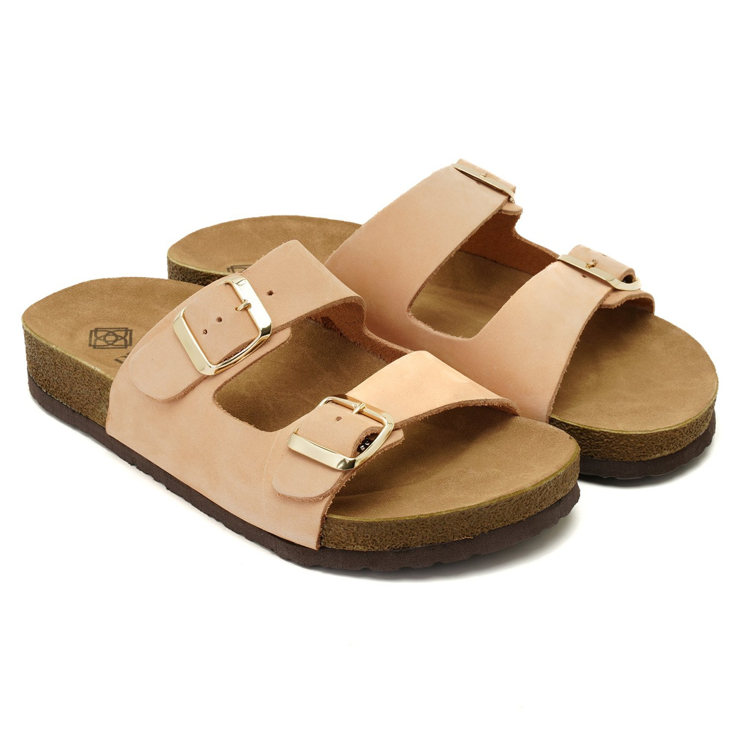 Palette Pudra Kadın Nubuk Terlik